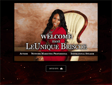 Tablet Screenshot of leuniquebriscoe.com